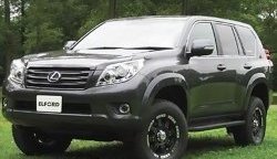 3 489 р. Решётка радиатора Elford Toyota Land Cruiser Prado J150 дорестайлинг (2009-2013) (Неокрашенная)  с доставкой в г. Тольятти. Увеличить фотографию 6