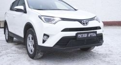 1 939 р. Защитная сетка решетки переднего бампера РА Toyota RAV4 XA40 5 дв. рестайлинг (2015-2019)  с доставкой в г. Тольятти. Увеличить фотографию 2