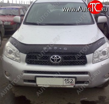 999 р. Дефлектор капота Russtal Toyota RAV4 XA305 5 дв. дорестайлинг (2005-2009)  с доставкой в г. Тольятти