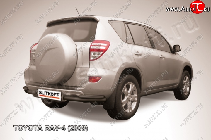 5 449 р. Уголки d57+d42 двойные Toyota RAV4 XA30 5 дв. 1-ый рестайлинг (2008-2010) (Цвет: серебристый)  с доставкой в г. Тольятти