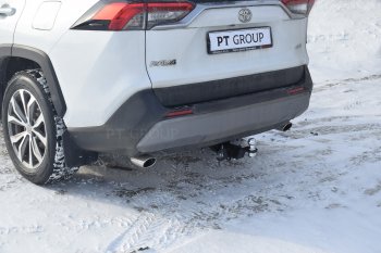 14 999 р. Фаркоп Petroil Tuning (съемный квадрат) Toyota RAV4 XA50 5 дв. дорестайлинг (2018-2024)  с доставкой в г. Тольятти. Увеличить фотографию 4