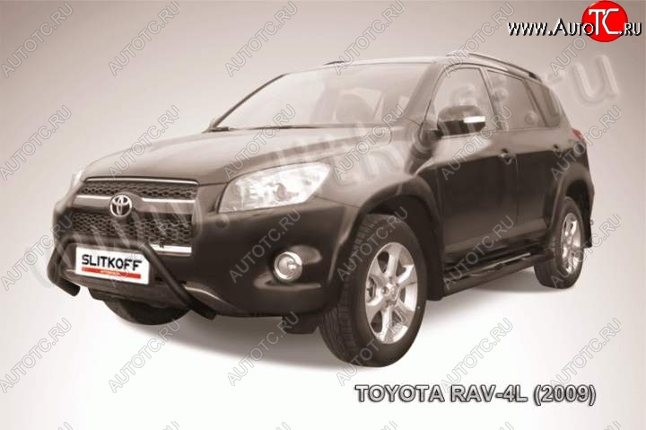 15 999 р. Кенгурятник d57 мини Toyota RAV4 XA30 5 дв. удлиненный 1-ый рестайлинг (2009-2010) (Цвет: серебристый)  с доставкой в г. Тольятти