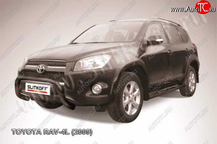 20 999 р. Кенгурятник d76 низкий Toyota RAV4 XA30 5 дв. удлиненный 1-ый рестайлинг (2009-2010) (Цвет: серебристый)  с доставкой в г. Тольятти