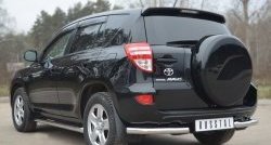 12 249 р. Защита заднего бампера (Ø63 мм, нержавейка) SLITKOFF Toyota RAV4 XA30 5 дв. 2-ой рестайлинг (2010-2013)  с доставкой в г. Тольятти. Увеличить фотографию 4