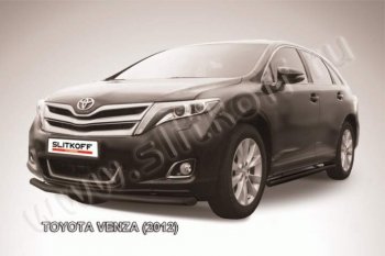 Защита переднего бампер d57 Slitkoff Toyota Venza GV10 рестайлинг (2012-2016)