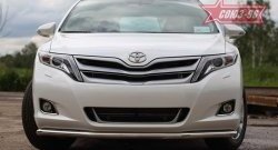 14 219 р. Защита переднего бампера одинарная Souz-96 (d60) Toyota Venza GV10 дорестайлинг (2008-2012)  с доставкой в г. Тольятти. Увеличить фотографию 3