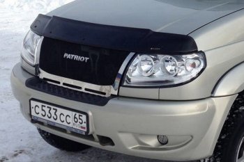 12 499 р. Решетка радиатора CrTuning Уаз Патриот 3163 5 дв. дорестайлинг (2005-2013) (Сетка черная, С надписью PATRIOT)  с доставкой в г. Тольятти. Увеличить фотографию 7