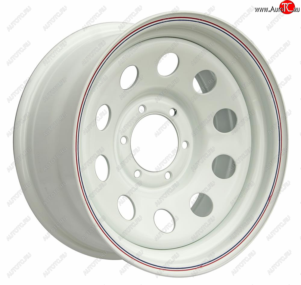 8 449 р. Штампованый диск OFF-ROAD Wheels (стальной усиленный, круг - белый). 8.0 x 17  Nissan Safari  Y61 (1997-1999), Toyota FJ-Cruiser (2006-2018)  с доставкой в г. Тольятти