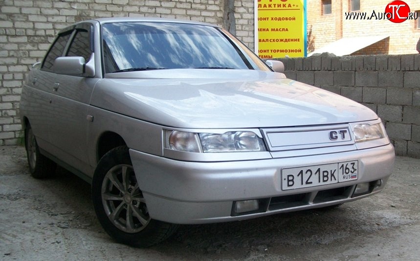 649 р. Решётка радиатора GT Лада 2110 седан (1995-2007) (Неокрашенная)  с доставкой в г. Тольятти