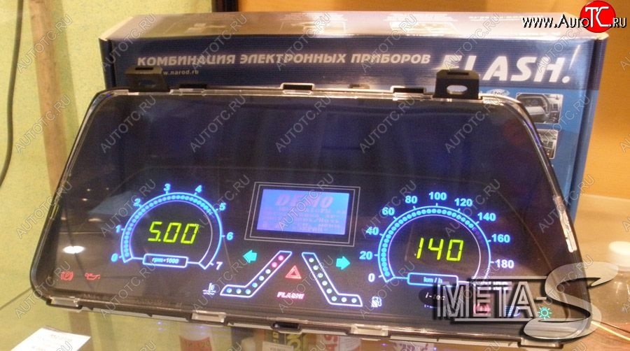 8 499 р. Приборная панель Flash Lite Лада 2110 седан (1995-2007)  с доставкой в г. Тольятти