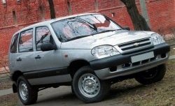 2 499 р. Накладки на двери (молдинги) Стандарт Chevrolet Niva 2123 дорестайлинг (2002-2008) (Неокрашенные)  с доставкой в г. Тольятти. Увеличить фотографию 2