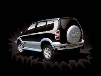 Спойлер Кураж Chevrolet Niva 2123 дорестайлинг (2002-2008)