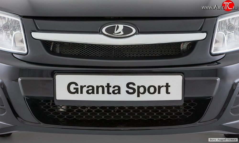 1 859 р. Решётка радиатора Granta Sport Лада Гранта 2190 седан дорестайлинг (2011-2017) (Неокрашенная)  с доставкой в г. Тольятти