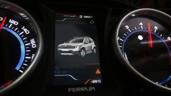 82 999 р. Приборная панель Ferrum GF 890 Nissan Terrano D10 дорестайлинг (2013-2016) (Серебро)  с доставкой в г. Тольятти. Увеличить фотографию 9