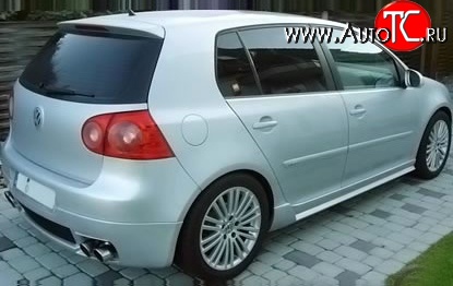 8 949 р. Накладка Hofele на задний бампер Volkswagen Golf 5 хэтчбэк (2003-2009) (Неокрашенная)  с доставкой в г. Тольятти