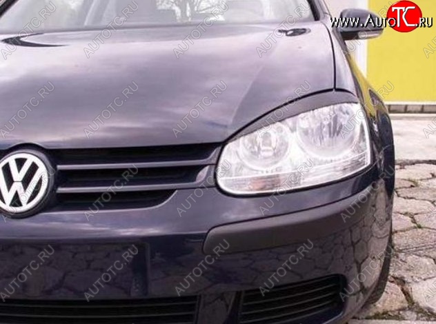 1 649 р. Реснички на фары CT Volkswagen Golf 5 хэтчбэк (2003-2009) (Неокрашенные)  с доставкой в г. Тольятти