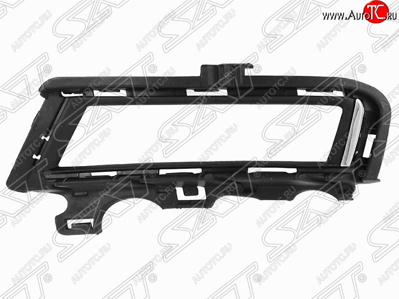214 р. Левая рамка противотуманной фары SAT (с хром полосой) Volkswagen Golf 7 дорестайлинг, хэтчбэк 5 дв. (2012-2017)  с доставкой в г. Тольятти