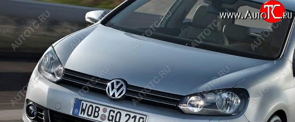 12 849 р. Металлический капот SIGNEDA Volkswagen Golf 6 хэтчбэк 5 дв. (2008-2014) (неокрашенный)  с доставкой в г. Тольятти