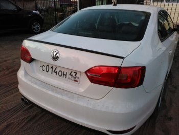 3 049 р. Лип спойлер АВТОКРАТ Volkswagen Jetta A6 седан дорестайлинг (2011-2015) (Неокрашенный)  с доставкой в г. Тольятти. Увеличить фотографию 2