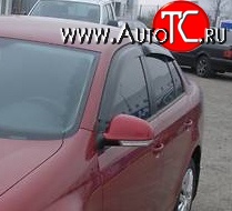 2 499 р. Дефлекторы окон (ветровики) Novline 4 шт Volkswagen Jetta A5 седан (2005-2011)  с доставкой в г. Тольятти