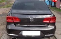 4 649 р. Лип спойлер Sport Volkswagen Passat B7 седан (2010-2015) (Неокрашенный)  с доставкой в г. Тольятти. Увеличить фотографию 2