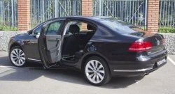 2 259 р. Накладки на порожки RA (комплект) Volkswagen Passat B7 седан (2010-2015)  с доставкой в г. Тольятти. Увеличить фотографию 2