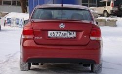 4 199 р. Козырёк на заднее лобовое стекло Sport  Volkswagen Polo  5 (2009-2020) седан дорестайлинг, хэтчбек рестайлинг (Неокрашенный)  с доставкой в г. Тольятти. Увеличить фотографию 3