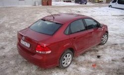 4 199 р. Козырёк на заднее лобовое стекло Sport  Volkswagen Polo  5 (2009-2020) седан дорестайлинг, хэтчбек рестайлинг (Неокрашенный)  с доставкой в г. Тольятти. Увеличить фотографию 5