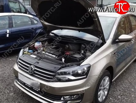 2 199 р. Газовые упоры капота Berkut Volkswagen Polo 5 хэтчбек рестайлинг (2015-2020)  с доставкой в г. Тольятти