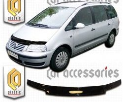 Дефлектор капота CA Plastic Volkswagen (Волксваген) Sharan (Шаран) ( 7M9,  7M6) (2000-2010) 7M9, 7M6 1-ый рестайлинг, 2-ой рестайлинг