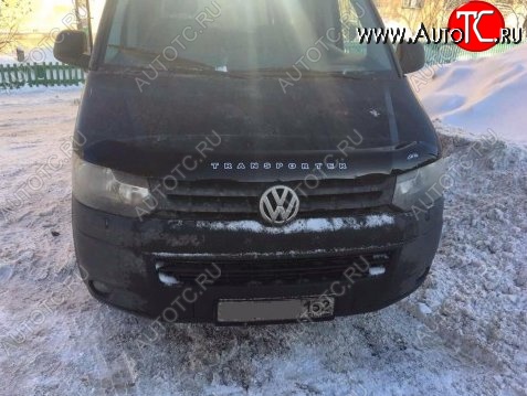 999 р. Дефлектор капота Russtal (вариант Б) Volkswagen Transporter T5 рестайлинг (2009-2015)  с доставкой в г. Тольятти