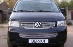 Декоративная вставка воздухозаборника Berkut Volkswagen Transporter T5 дорестайлинг (2003-2009)