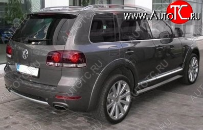 9 649 р. Накладки на колёсные арки CT v2 Volkswagen Touareg GP рестайлинг (2006-2010) (Неокрашенные)  с доставкой в г. Тольятти