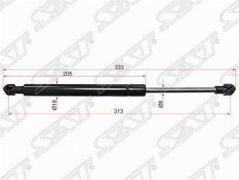 Газовый упор крышки багажника SAT Volkswagen Touareg GP рестайлинг (2006-2010)