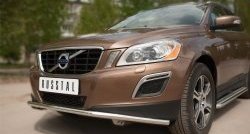 15 249 р. Одинарная защита переднего бампера диаметром 42 мм SLITKOFF Volvo XC60  дорестайлинг (2008-2013)  с доставкой в г. Тольятти. Увеличить фотографию 2