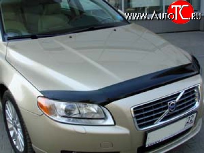 3 299 р. Дефлектор капота NovLine Volvo XC70 рестайлинг (2013-2016)  с доставкой в г. Тольятти